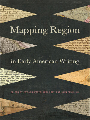 cover image of Mapping Region in Early American Writing